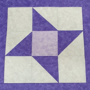 Friendship Star Cushion- 2 x PDF Patterns. Instant Download. Cushion Pattern.  Block Pattern with variable sizes