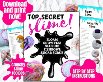 E-boek met slijmrecepten – Floam, Snow Fizz, Slushie, Fishbowl (pdf-download)