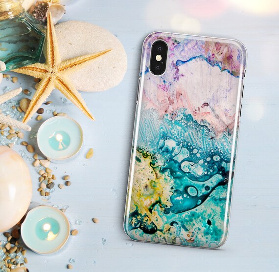 Colorful Marble iPhone Xs Max Xr 11 Case / iPhone 7 8 Plus Etsy