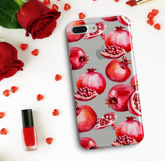 Garnet Iphone 7 8 Plus Case Pomegranate Iphone Xs Max 11 Etsy