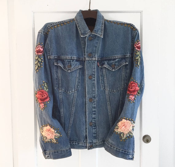 levis patch denim jacket