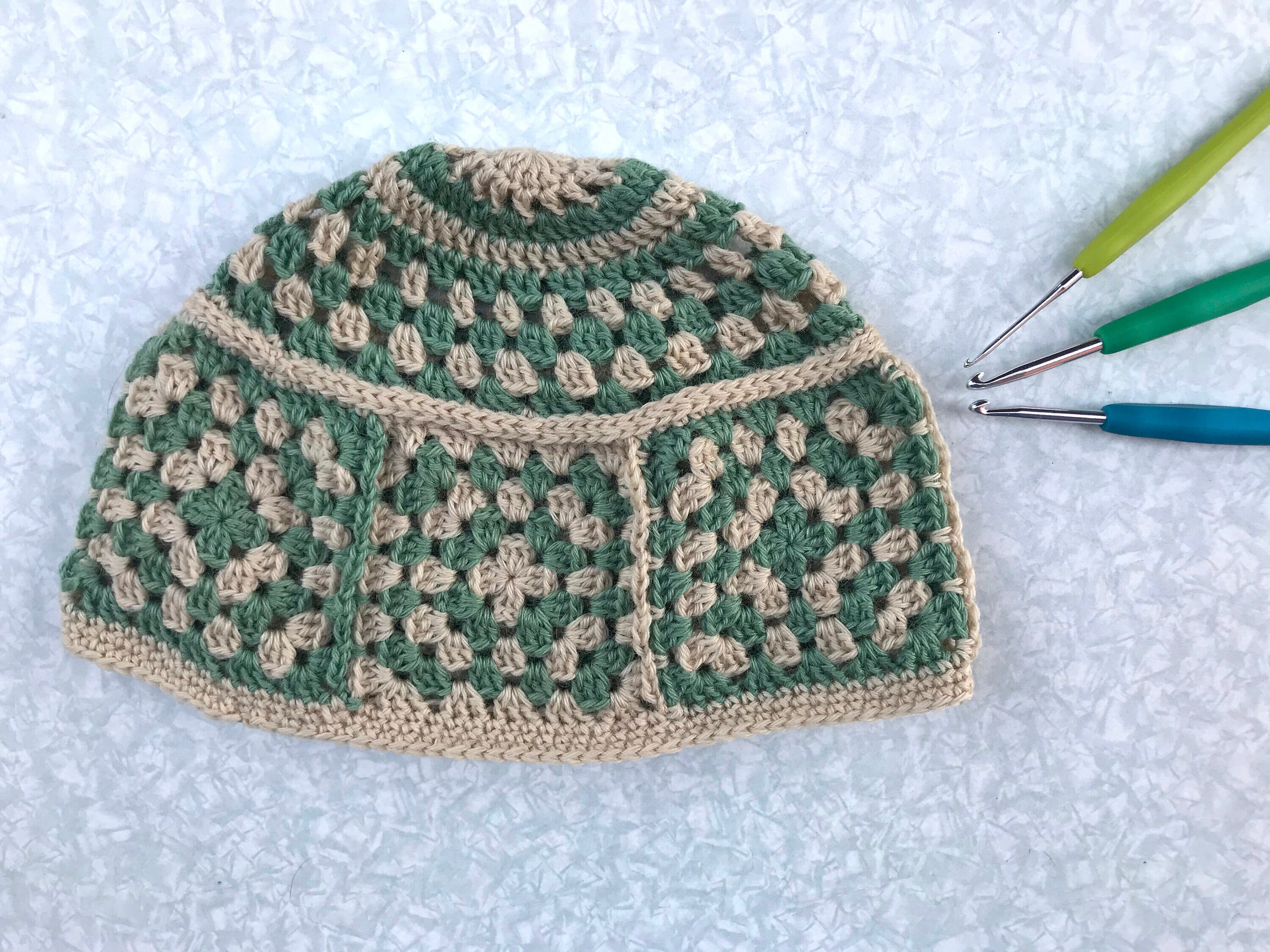 Granny Square Crochet winter hat, Christmas beanie hat, Crochet wool hat, Fashion girl handwoven hat, Christmas gift girlfriend, Granny hat