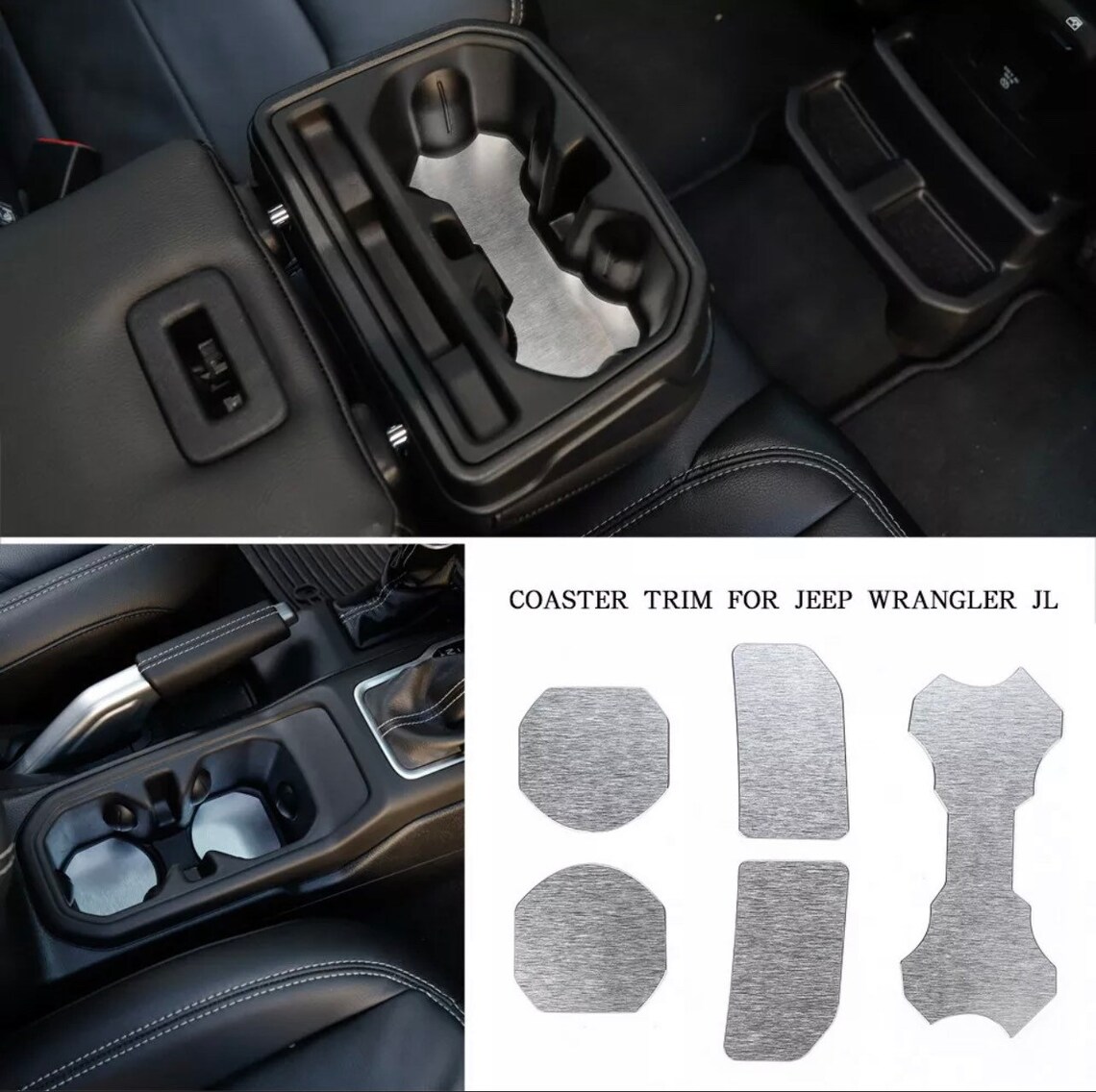Coasters cup holder set for Jeep Wrangler JL 20182021 Etsy