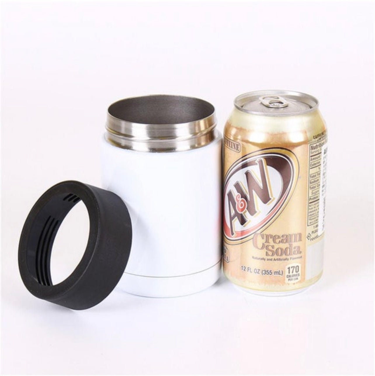 Buy Wholesale China 4 In 1 Blank Sublimation 12oz Can Cooler Stainless  Steel Beer Can Holder With Lid & 4 In 1 Can Cooler at USD 2.08