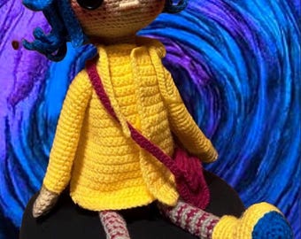 Crochet Coraline Doll Handmade
