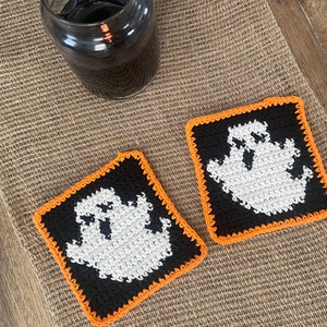 Ghost granny square pattern