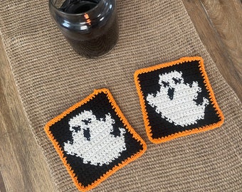 Ghost granny square pattern