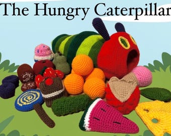 The Very Hungry Caterpillar Handmade Crochet