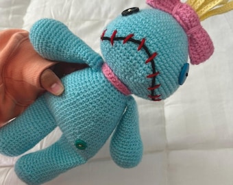 Crochet Scrump Doll Lilo and Stitch