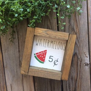 Summer Signs/ Lemonade Sign/ Watermelon Sign/ Hello Summer Sign/ Farmhouse Summer Signs/ Tiered Tray Signs / Lemon Decor image 2