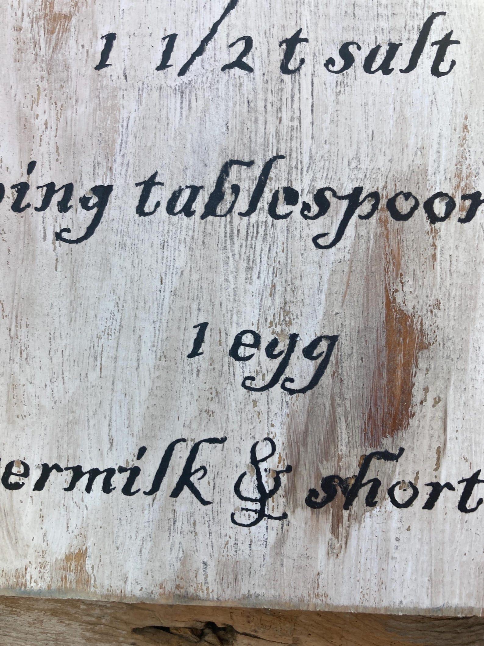 Primitive Cornbread Sign/ Handwritten Recipe/ Handwritten Recipe Sign ...