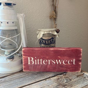 Primitive Bittersweet Sign Fall Sign Farmhouse Sign/ / Prim Decor ...