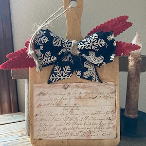 Primitive Christmas Gingerbread mini cutting board Christmas Sign / Farmhouse Christmas Farmhouse  Sign/ Wood Signs