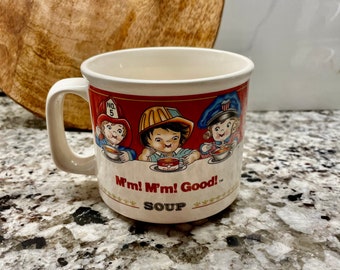 Vintage Mug, Vintage Bowls, Vintage 1990's Campbell’s Soup Mug, Campbell’s Soup Mug, Vintage Campbell's