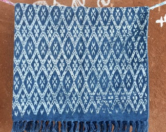 5x8 ft Indigo Block printed, Handmade, Cotton Rug Dhurrie, Handmade Rugs, Traditional Indian rug, picninc rug, rug, block printed