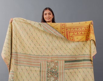 Super special vintage kantha quilt, kantha, blanket, recycled kantha blanket, kantha quilt, indian quilt, handmade gift, new, bedding