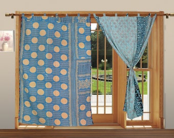 Reversible Vintage Kantha Door Curtains French Door Curtains Etsy