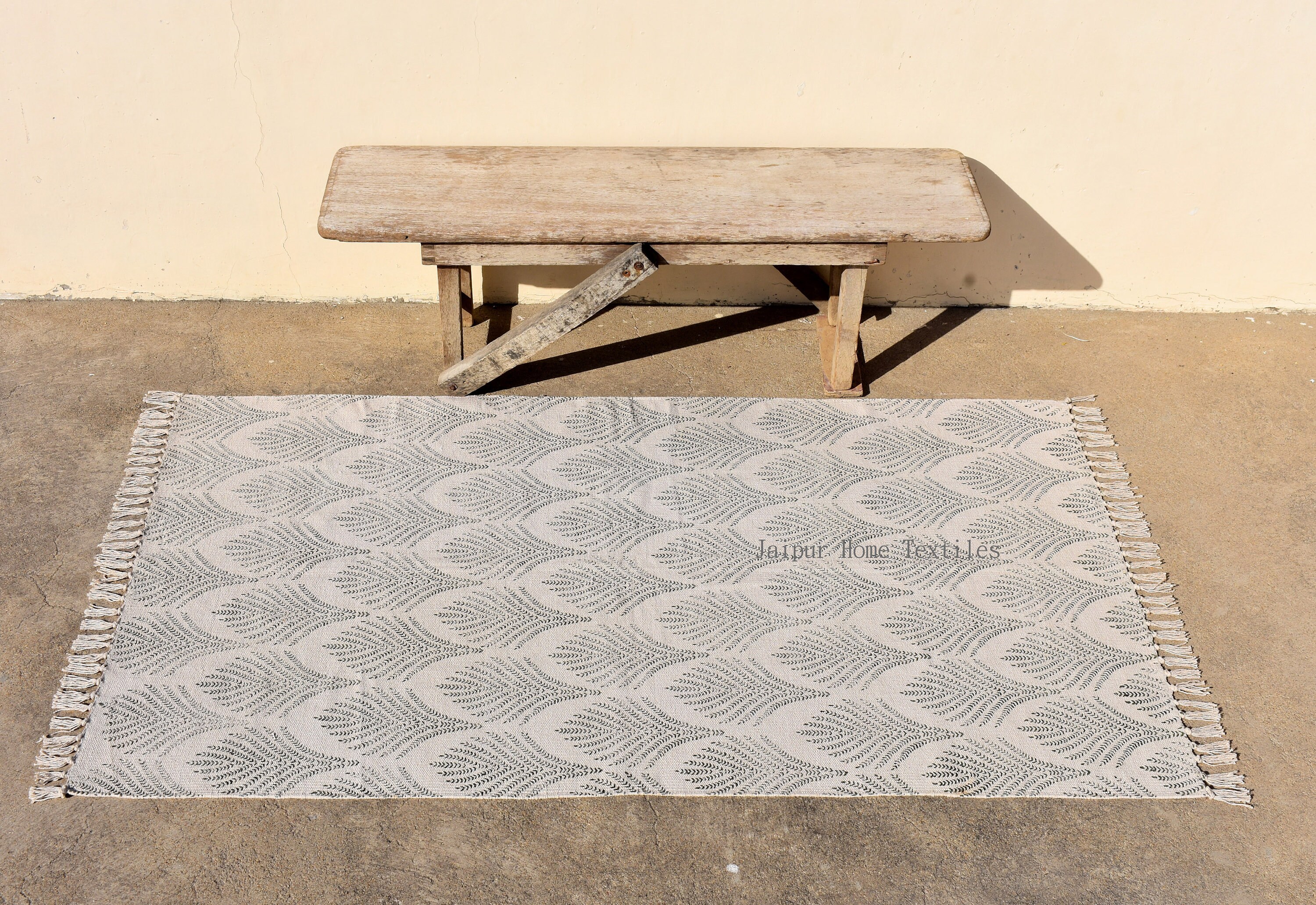 12x16 feet Indian rugs cotton rug woven rug area rugs for Etsy