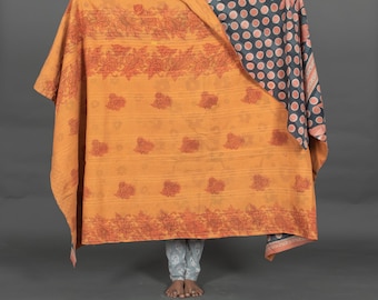 Edredón kantha vintage súper especial, kantha, manta, manta kantha reciclada, edredón kantha, edredón indio, regalo hecho a mano, nuevo