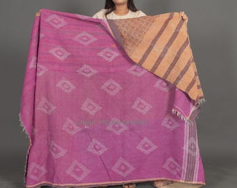 Super Special Vintage Indigo Kantha Quilt, Kantha, Blanket 