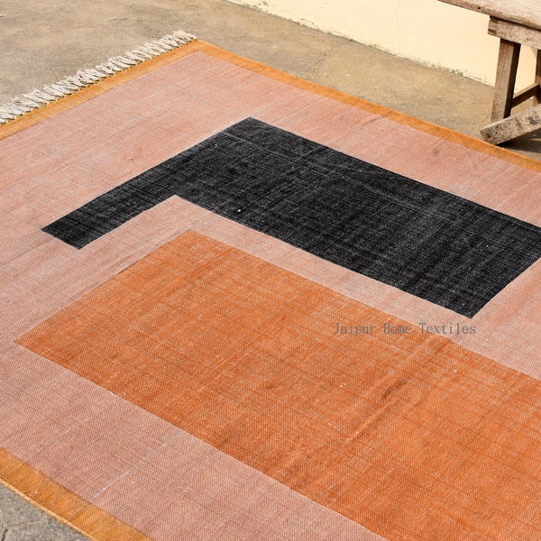 5x8 feet  Indian rug, cotton rug, cotton carpet, Handmade rug, area rug