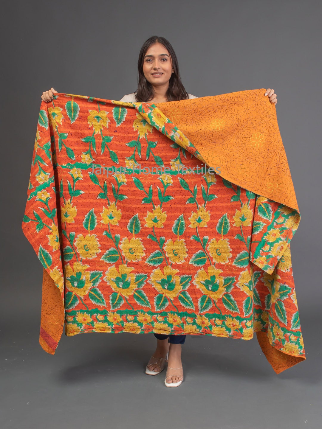 Super Special Vintage Kantha Quilt, Kantha, Blanket, Recycled Kantha