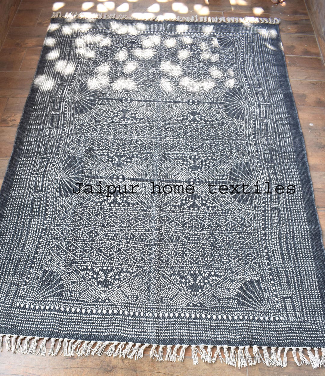 Indian Rug Horizontal 6x9 Feet Indian Rugs Cotton Rug, Woven Rug, Area Rugs for Sale, Decor ...
