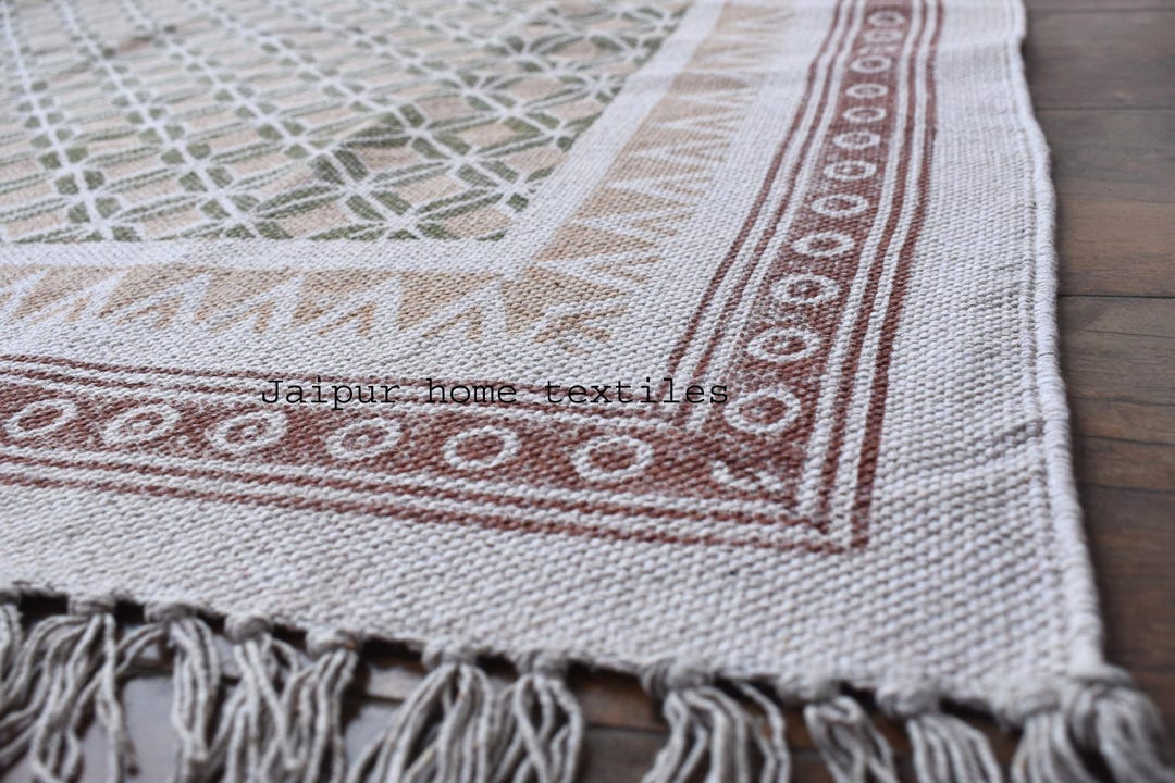 Square Rag Rugs Square Cotton Rug, Woven Rug, Area Rugs for Sale, Decor Rug, Rustic ...
