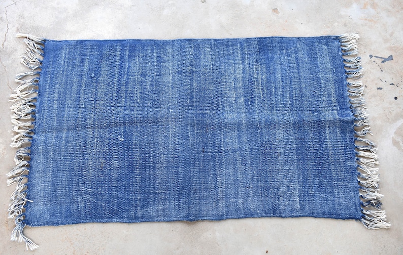 Large 9x12 Ft Indian Rugs Cotton Rug Woven Rug Area Rugs Etsy