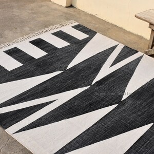 Square Cotton Rug Woven Rug Area Rugs for Sale Rustic Rugs - Etsy