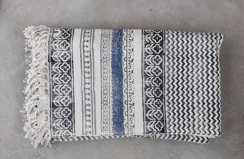 Large 9x12 ft Indian rugs cotton rug woven rug area rugs Etsy