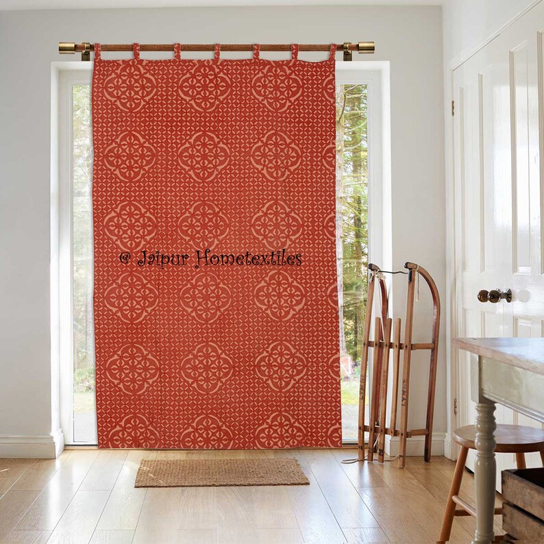 Vintage Kantha Handmade Door Curtains French Door Curtains Etsy