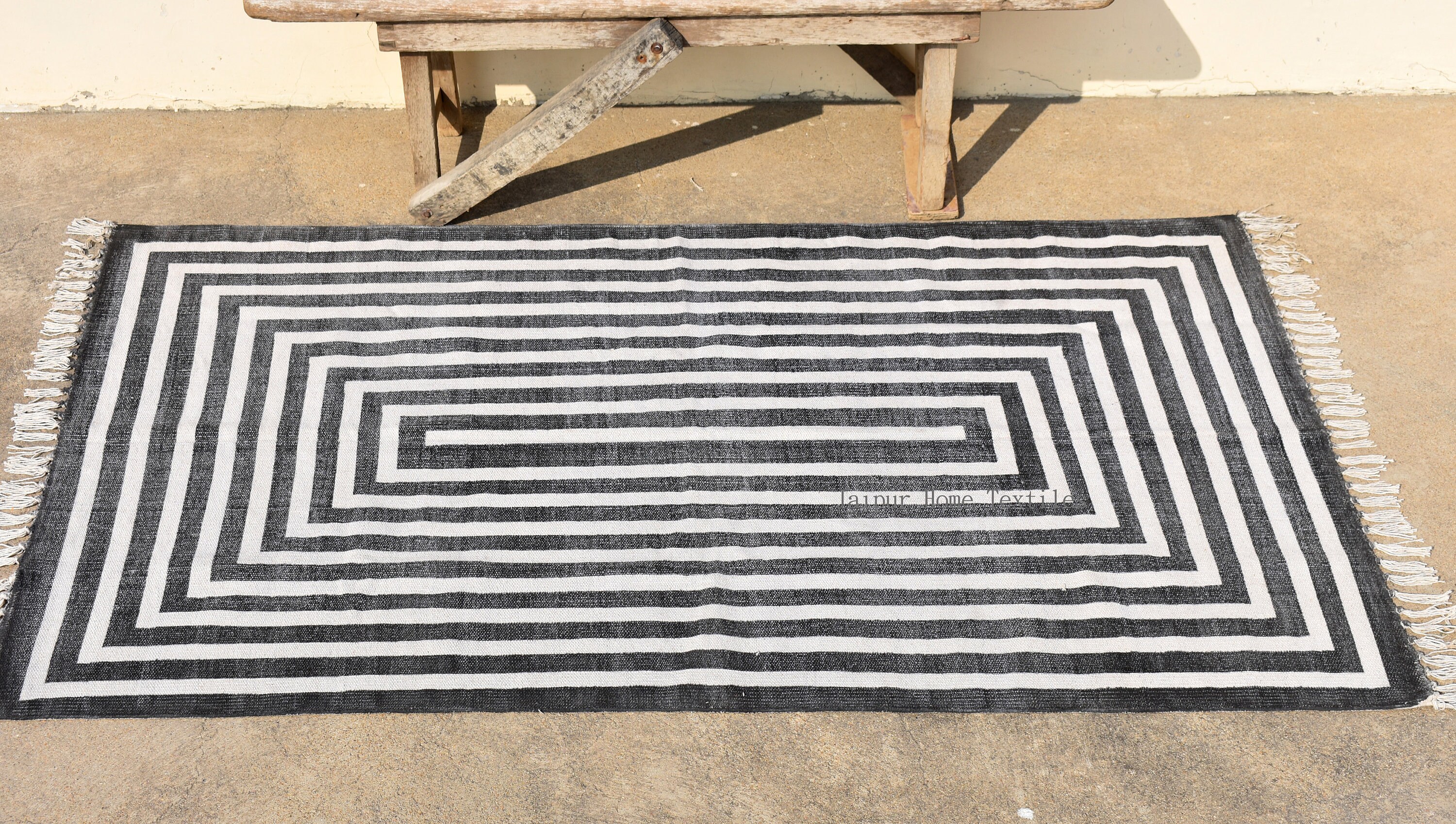 12x16 feet Indian rugs cotton rug woven rug area rugs for Etsy