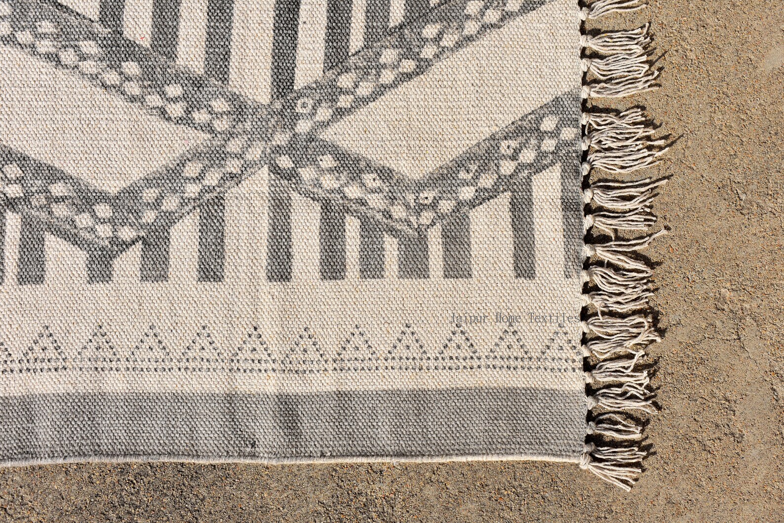 Large 8x10 Ftindian Rugs Cotton Rug Woven Rug Area Rugs Etsy