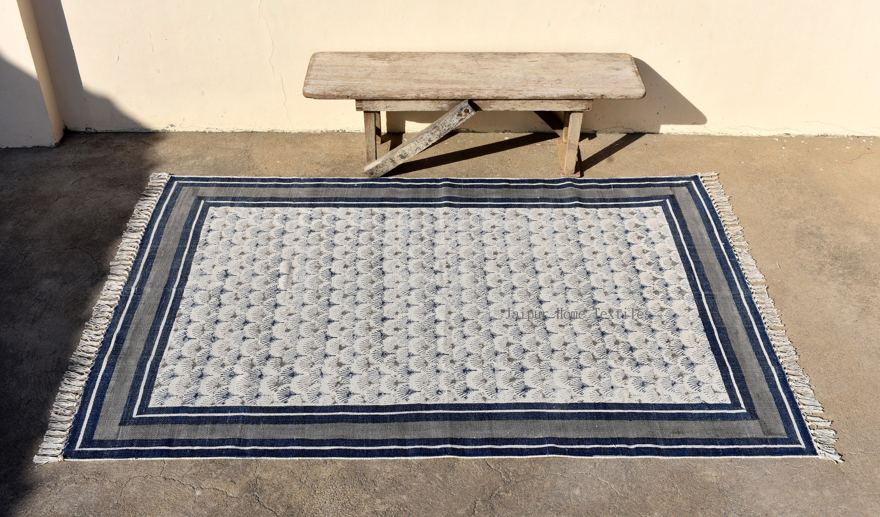 12x16 Feet Indian Rugs Cotton Rug Woven Rug Area Rugs for Etsy