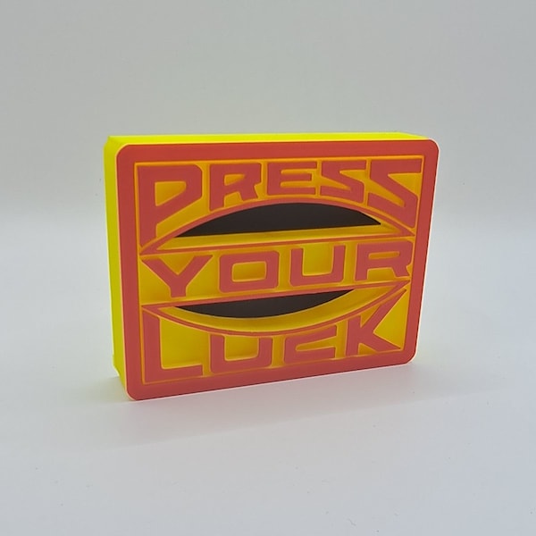Press Your Luck Game Show Shelf Desk Art No Whammy's!