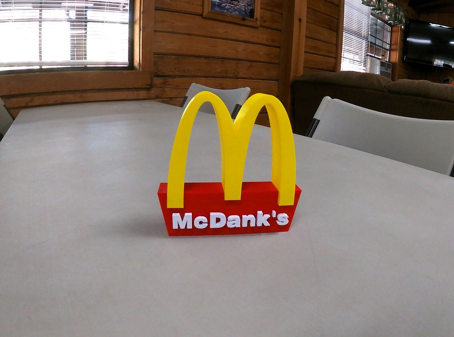 Mcdonald's Slang Mcdanks Sign Desk Shelf Art Etsy