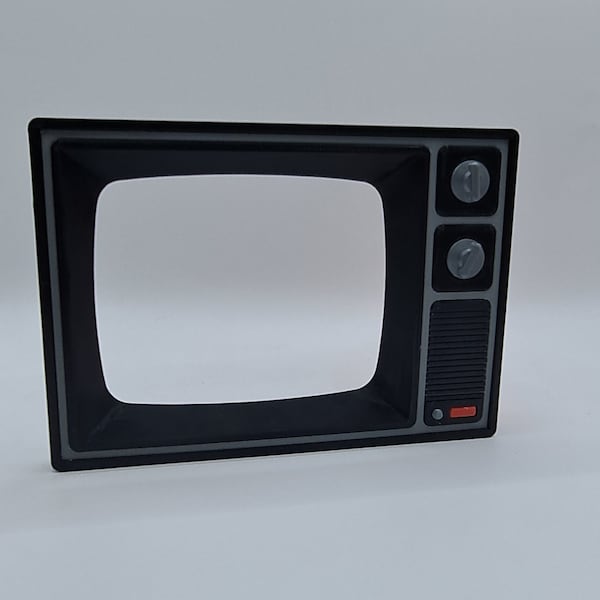 Retro TV Picture Photo Frame Magnetized Refrigerator Magnet