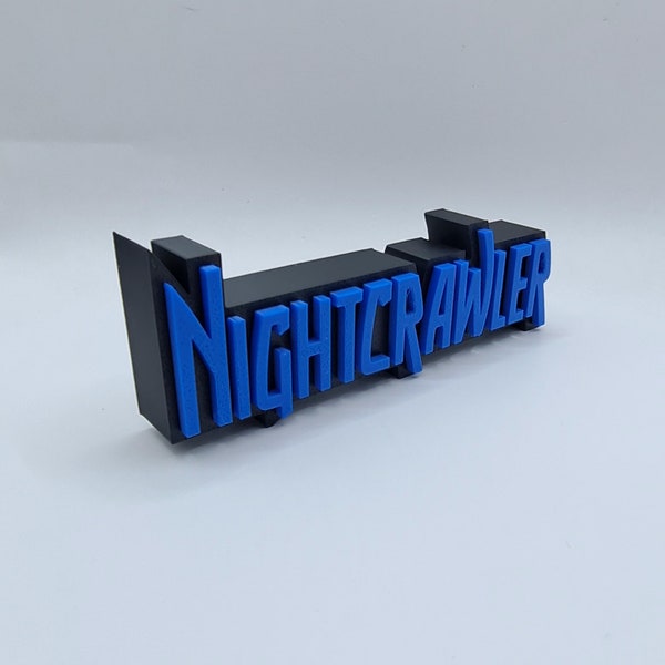 X-MEN Nightcrawler Logo Sign Desktop Shelf Art