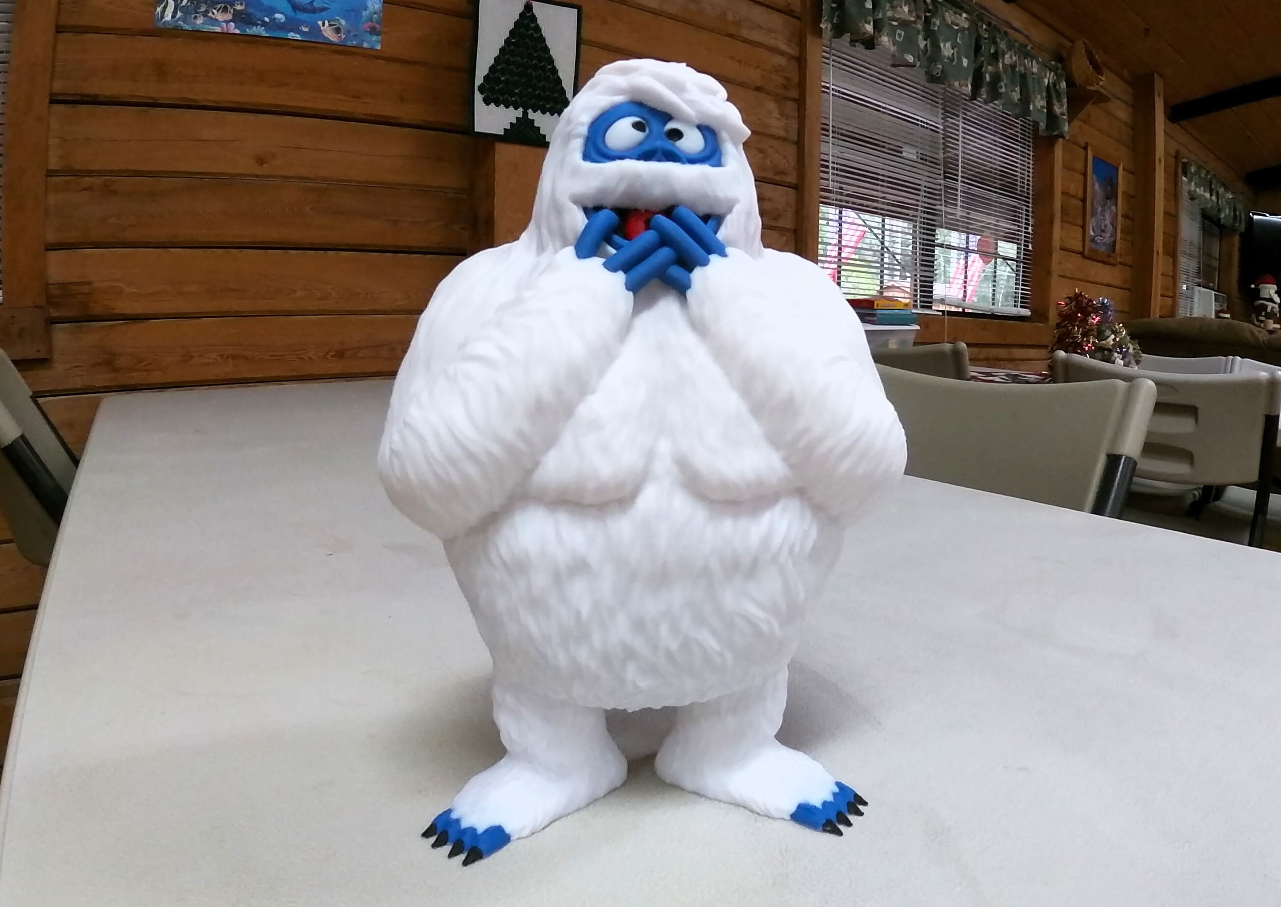Mascot Winter Christmas Yeti Mascot Costume Abominable Snowman