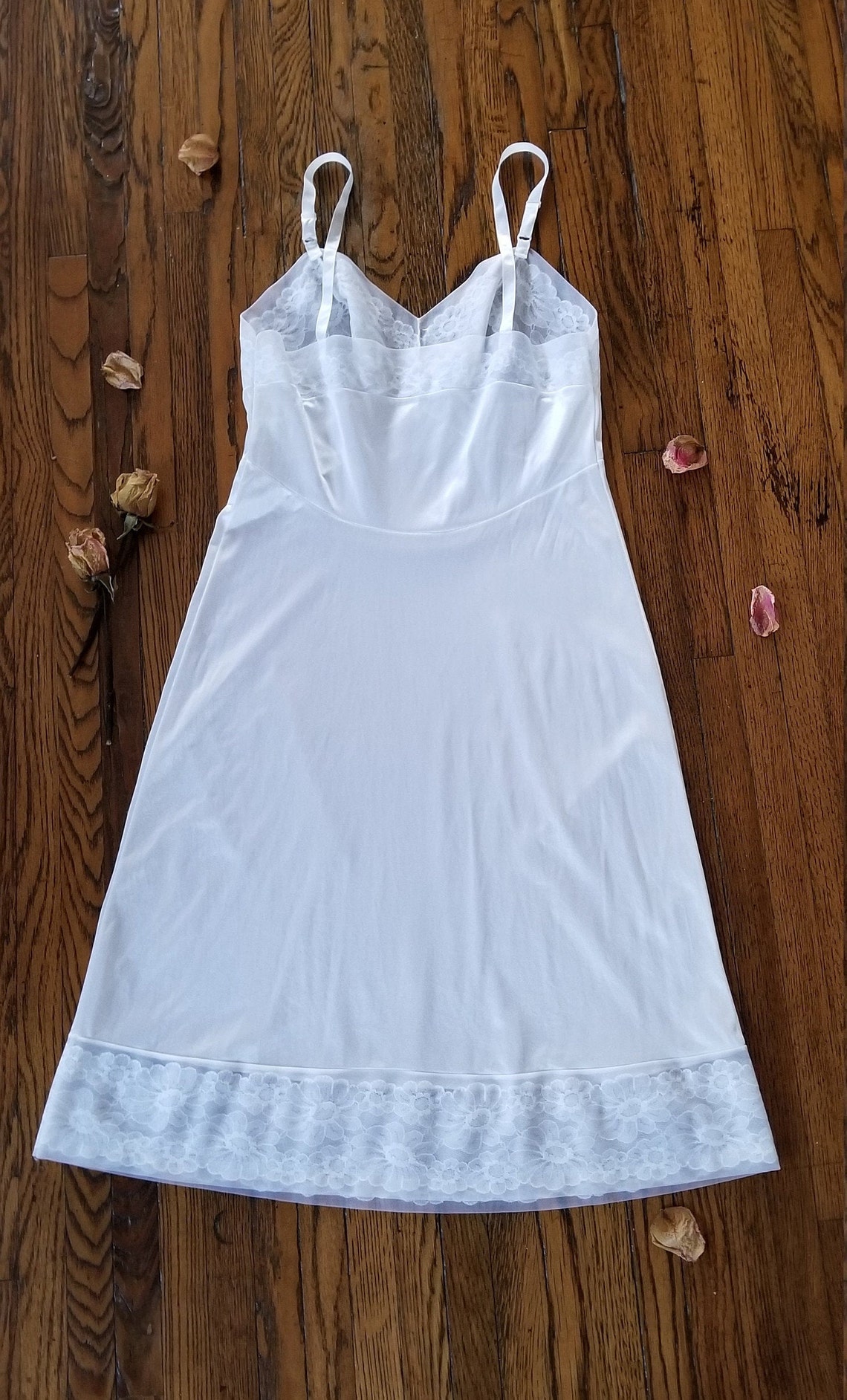 Vintage 1980s-1990s Sears White Nylon Slip Sz 34 - Etsy UK