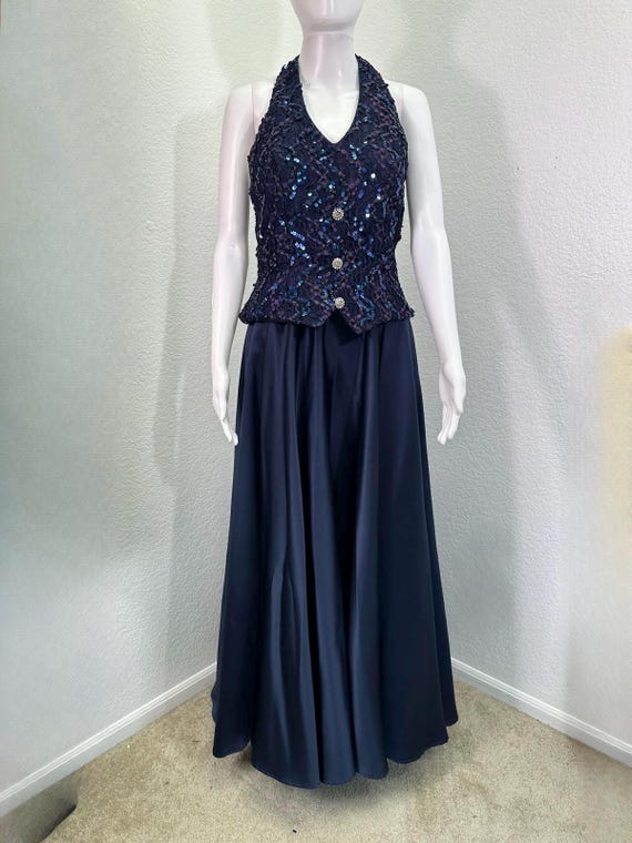 cache blue sequin dress Cache | Dresses | Cache One Shoulder Navy Sequin Gown Size 4 Formal Prom Evening Dress Party Gala