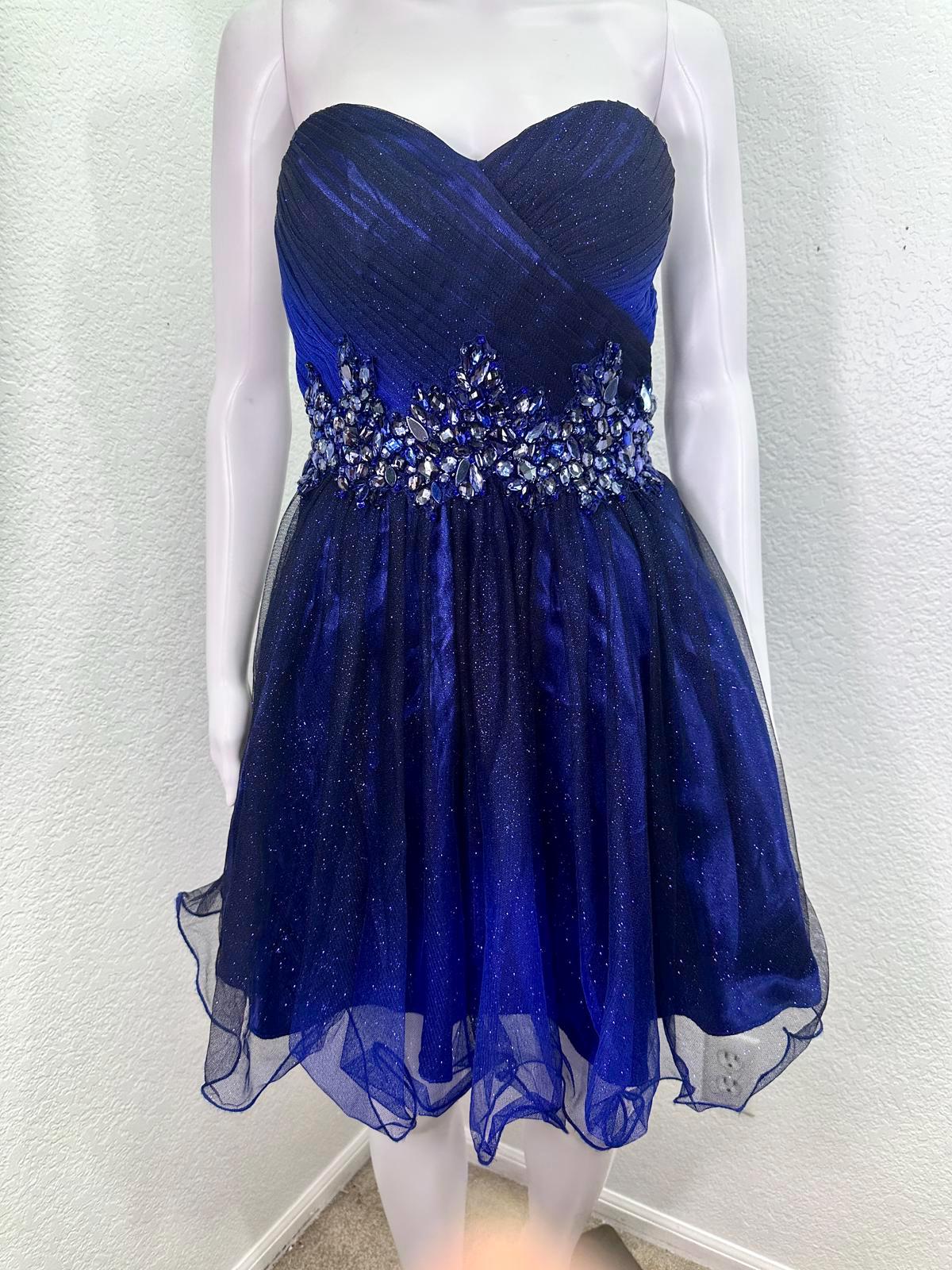 navy blue dress for baby girl Prom dress purple/black beaded Goth Whimsigoth 90s – Peashup main image 0