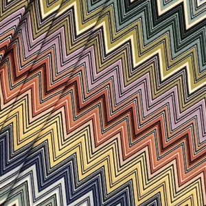 Chevron Fabric for Upholstery Drapery, Geometric Fabric By The Yard, Zigzag Print Fabric for Indoors Outdoors Curtain Pillowcover Bedspread