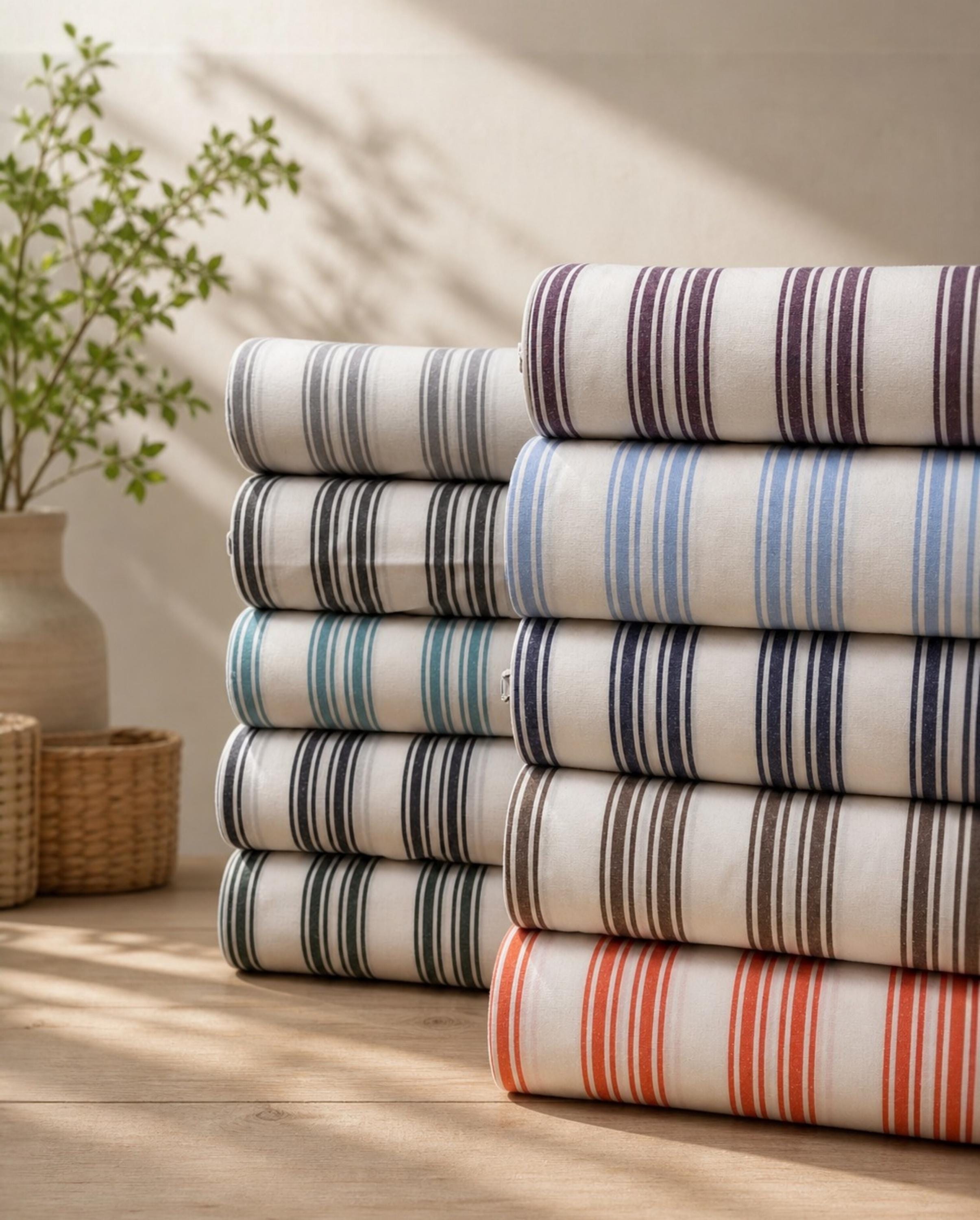 Vintage French Stripe Ticking Fabric - Etsy - Page 2