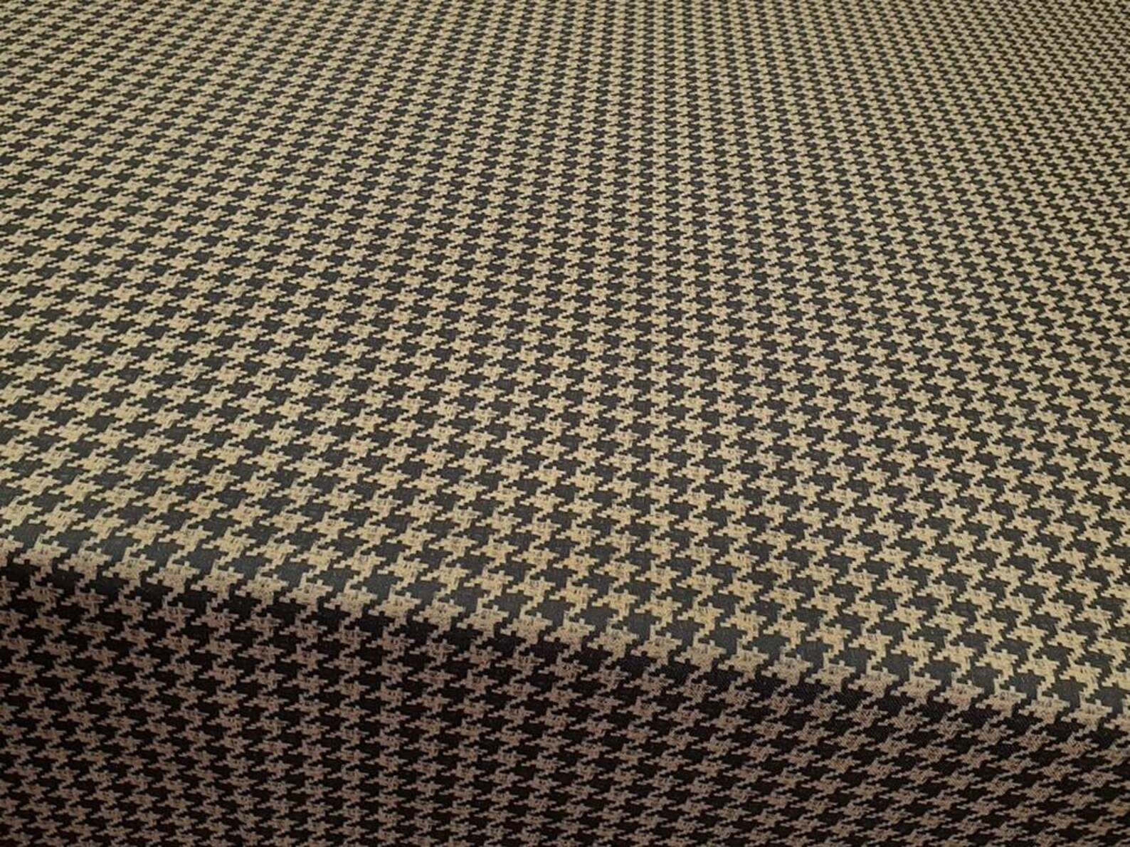Brown Houndstooth Fabric Upholstery Fabric by the Yard Etsy