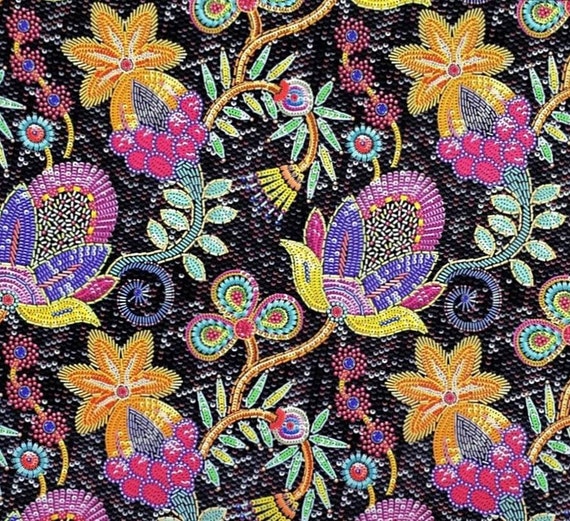 Bohemian Upholstery Fabric / 56 wide Fabric / Upholstery by the