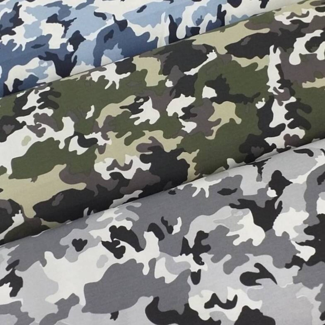 3 Colors Camouflage Upholstery Fabric Outdoors Indoors Etsy