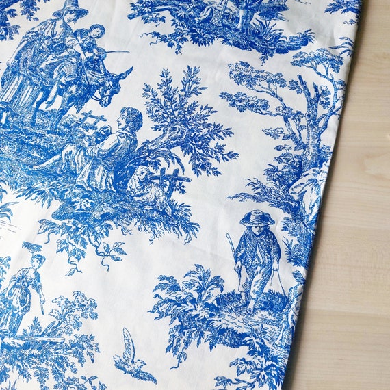 Toile Fabric by the Yard 94 Extra Wide 100% Cotton 