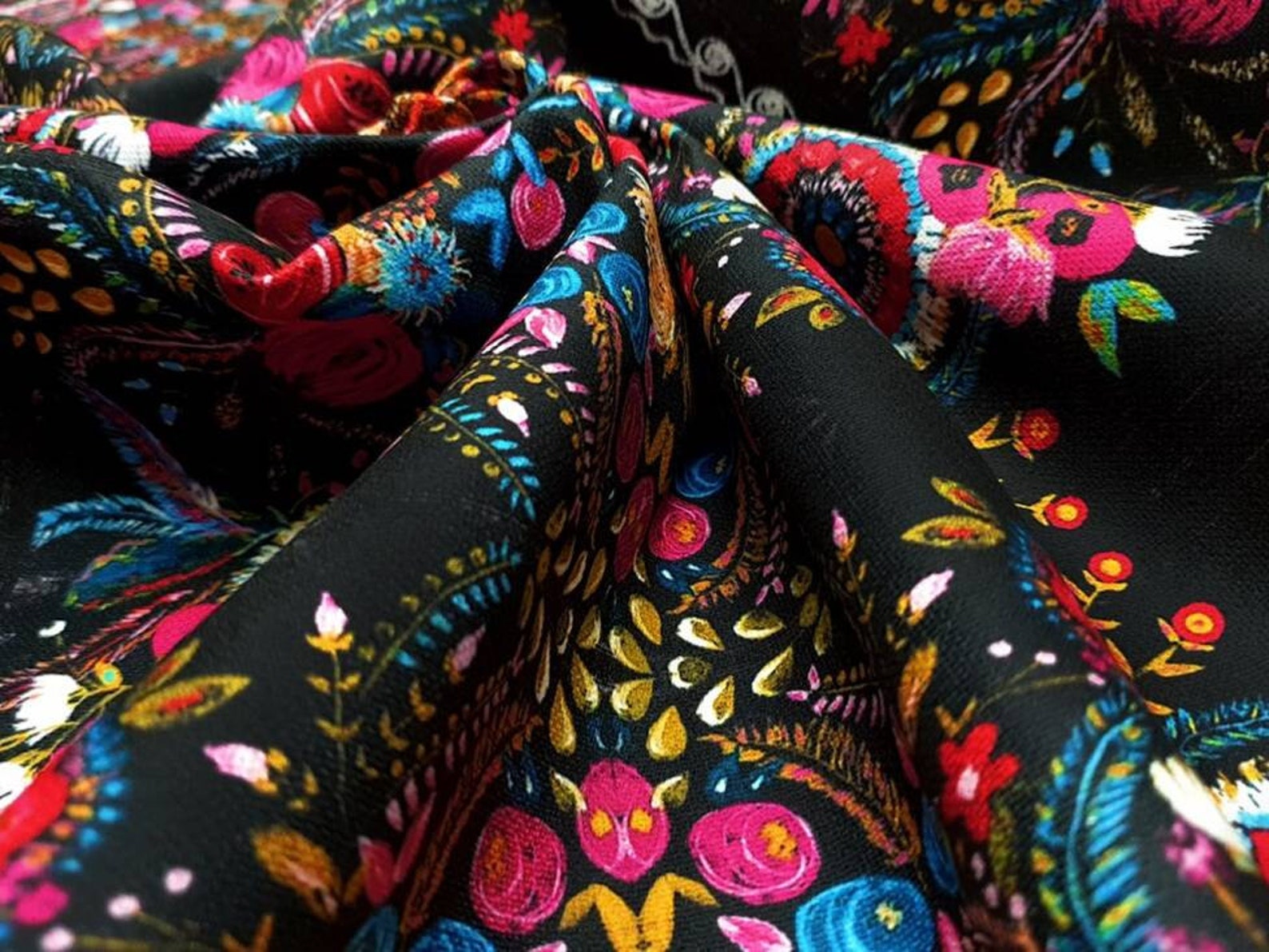 Ethnic Upholstery Fabric By Yard Boho Fabric for Indoors Etsy